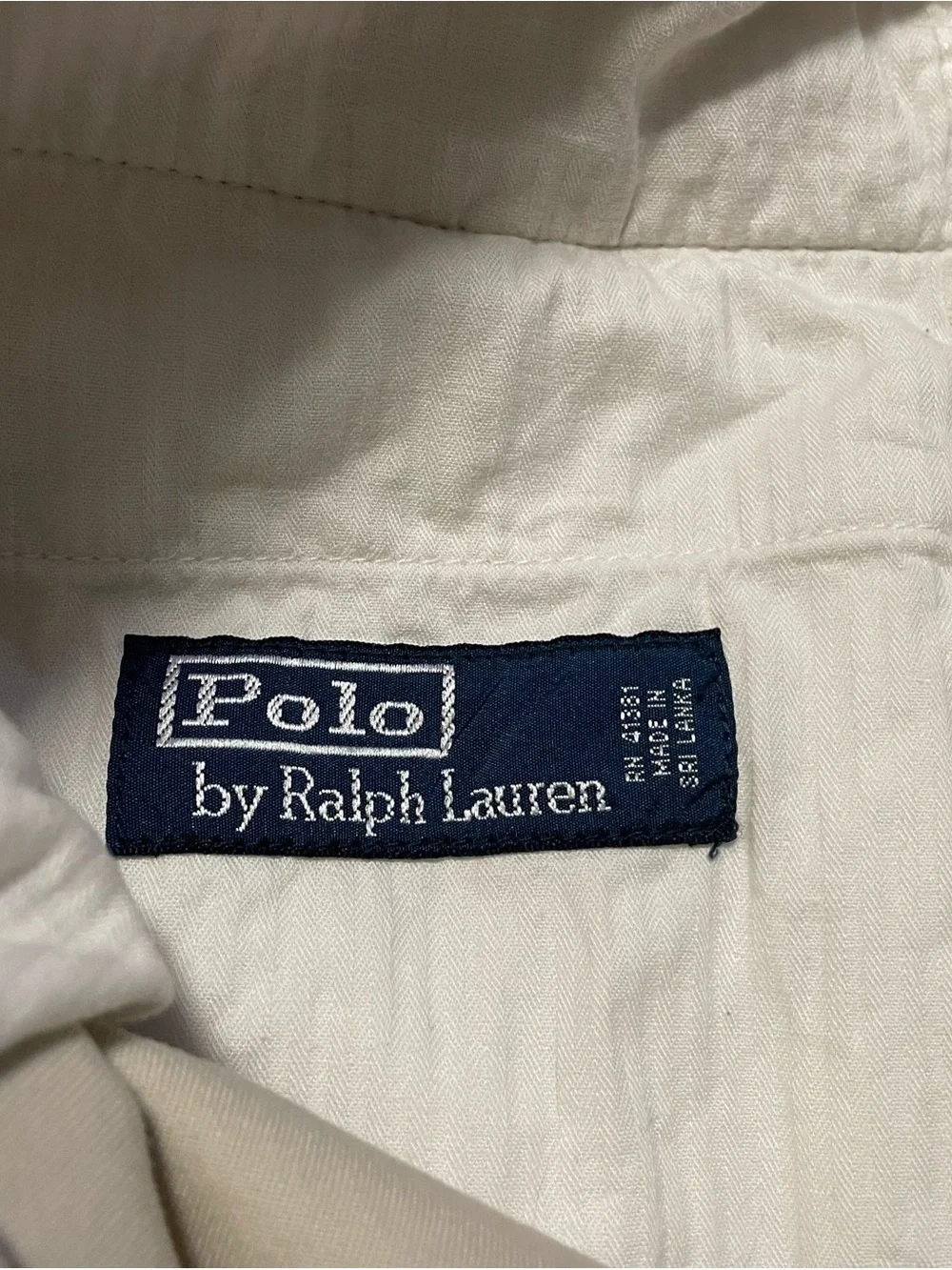 Vintage Polo Ralph Lauren Chino Pants Mens 32x26 Ivory Classic Fit Preppy